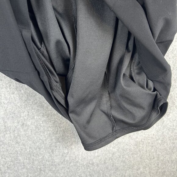 Chico's Sheath Dress Women's 1 Black Sleeveless Lined Minimalist Stretch Career - Picture 8 of 9